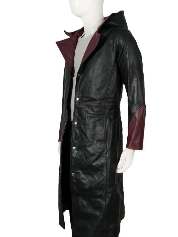 Buy Real Leather Trench Coat For Men