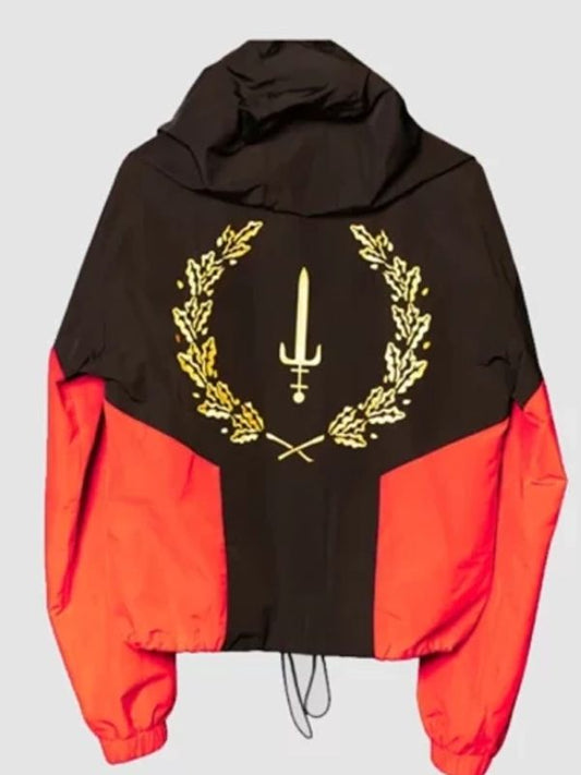 Outerwear Trends Black American Heritage Flag Jacket