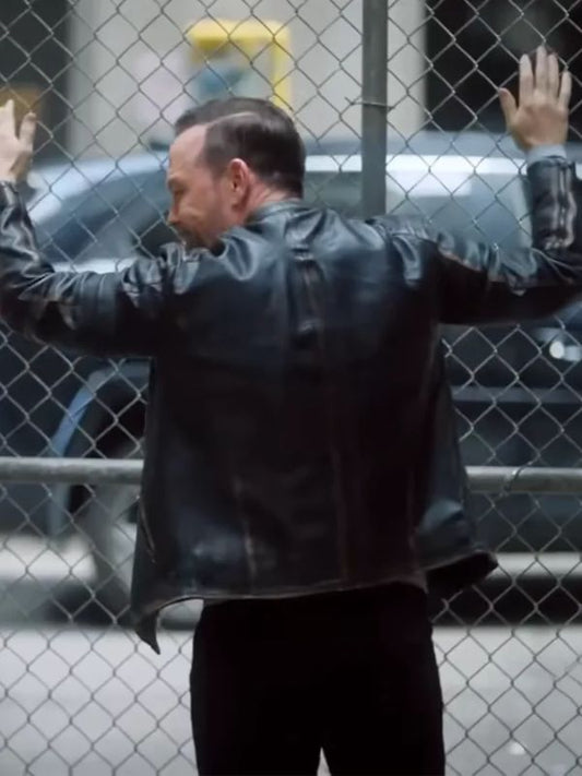 Outerwear Trends Boston Blue S01 Donnie Wahlberg Leather Jacket