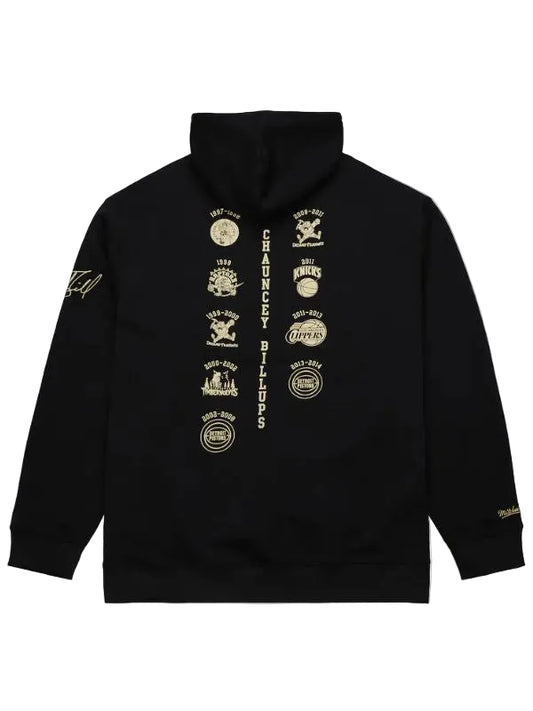 Outerwear Trends Chauncey Billups NBA Multi-Team Black Hoodie