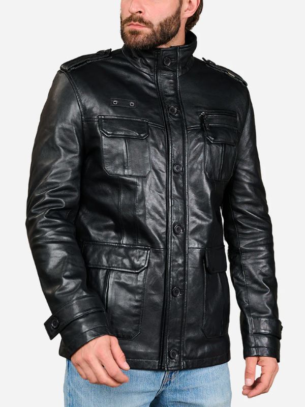 Outerwear Trends Dylan Black Sheepskin Leather Jacket