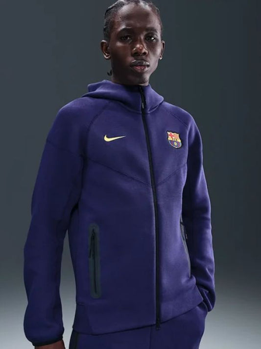 Outerwear Trends FC Barcelona Tech Windrunner Nike Soccer Hoodie