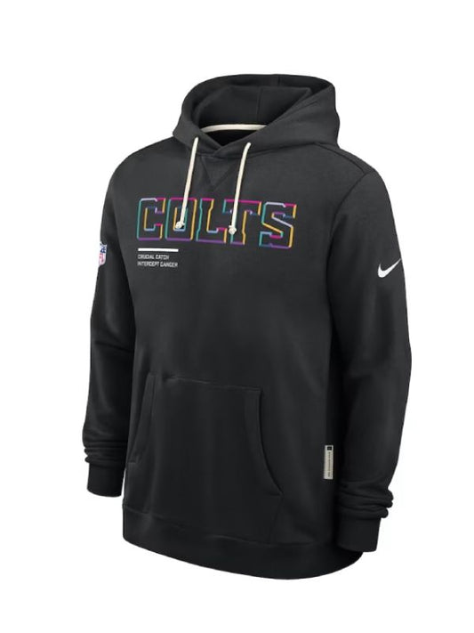 Outerwear Trends Indianapolis Colts 2025 Crucial Catch Hoodie