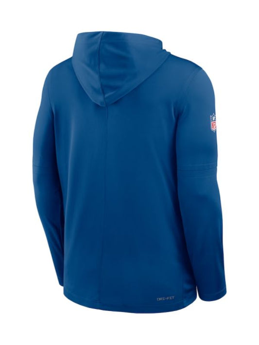 Outerwear Trends Indianapolis Colts Sideline Performance Long Sleeve Hoodie T-Shirt