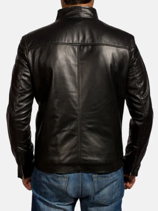 Outerwear Trends Jack Black Leather Biker Jacket