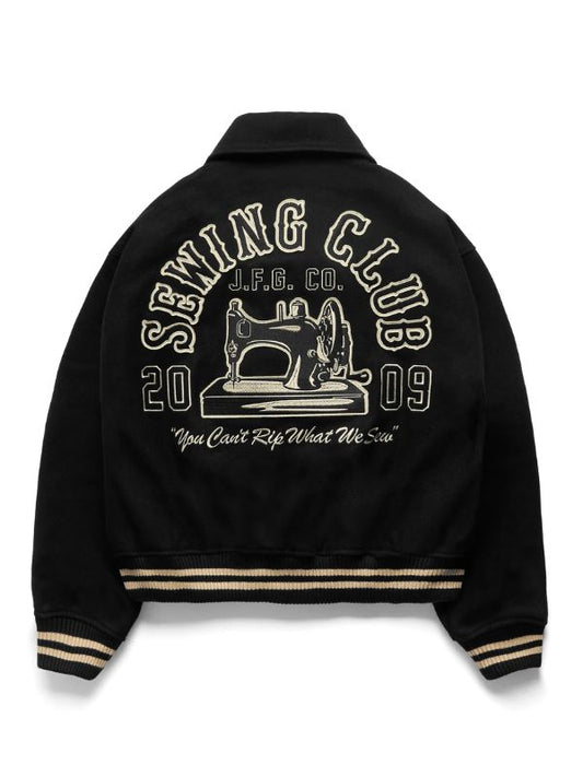 Outerwear Trends JFG Sewing Club Varsity Jacket
