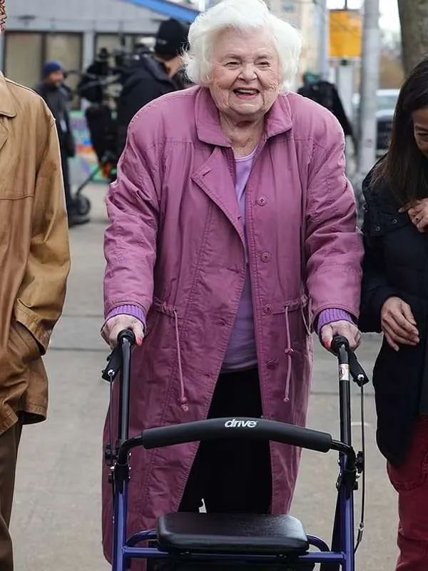Outerwear Trends June Squibb Eleanor The Great 2025 Trench Coat