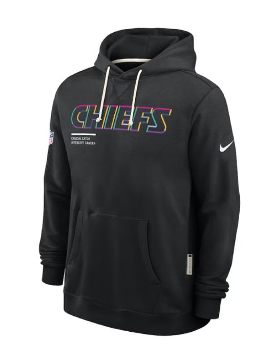 Outerwear Trends Kansas City Chiefs 2025 Crucial Catch Hoodie