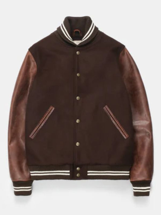 Outerwear Trends Lance Thomas Dexter Resurrection S01 Varsity Jacket