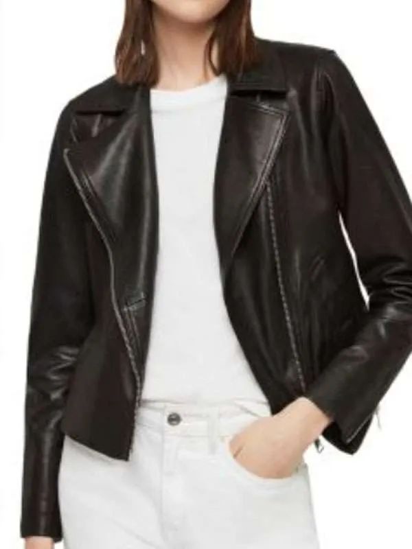 Outerwear Trends Lily Santiago Untamed Black Leather Jacket