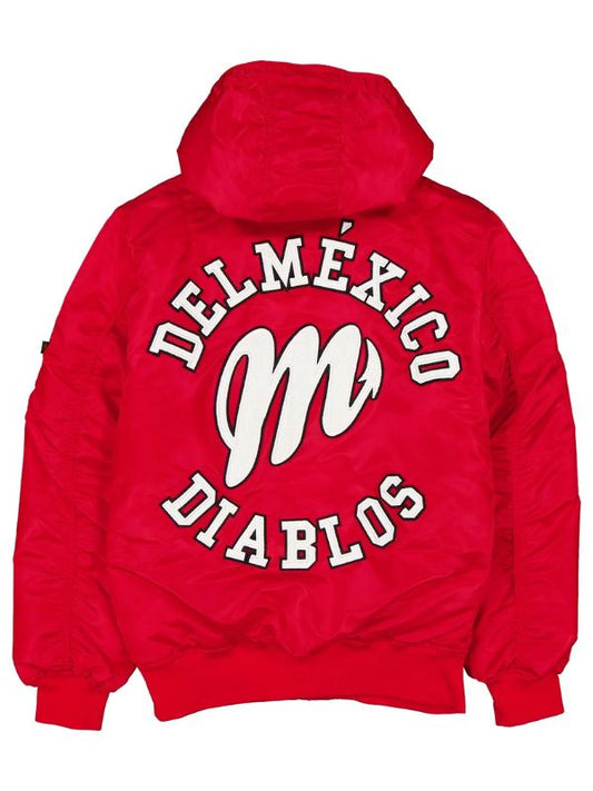 Outerwear Trends Mexico Diablos LMB X Alpha Red Jacket