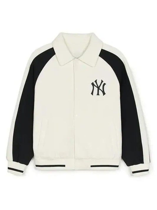 Outerwear Trends New York Yankees Blocking Varsity Jacket