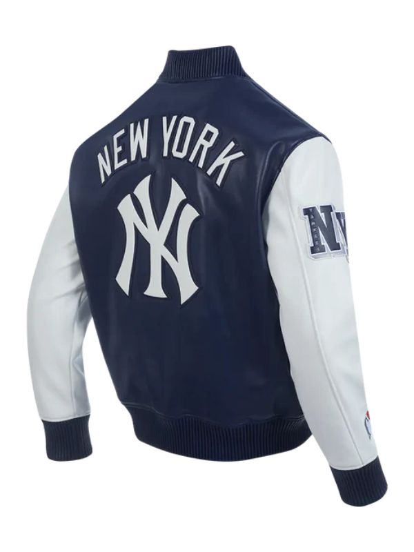 Outerwear Trends New York Yankees City Signature Varsity Leather Jacket