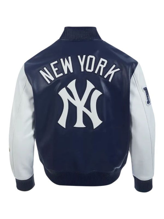 Outerwear Trends New York Yankees City Signature Varsity Leather Jacket