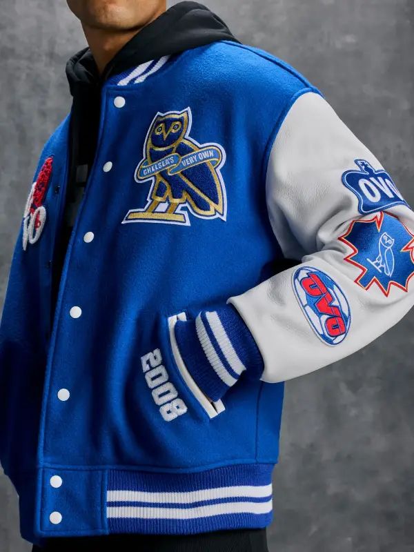 Outerwear Trends OVO X Chelsea Fc Varsity Jacket