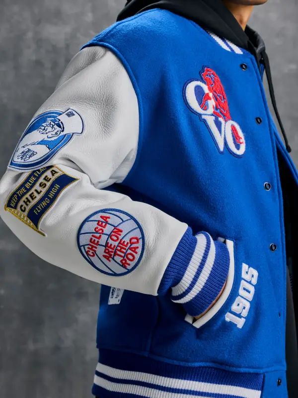 Outerwear Trends OVO X Chelsea Fc Varsity Jacket
