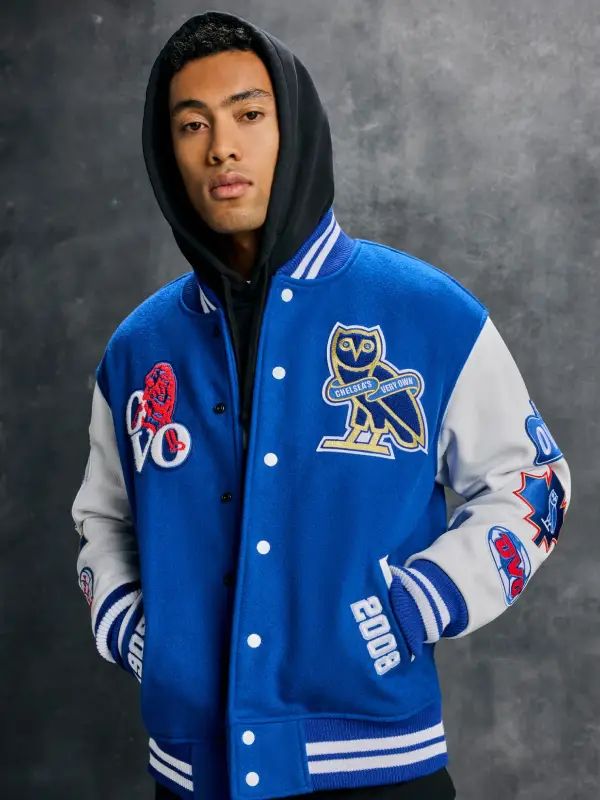 Outerwear Trends OVO X Chelsea Fc Varsity Jacket