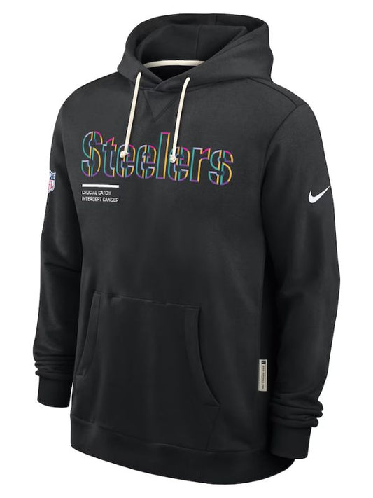 Outerwear Trends Pittsburgh Steelers 2025 Crucial Catch Hoodie