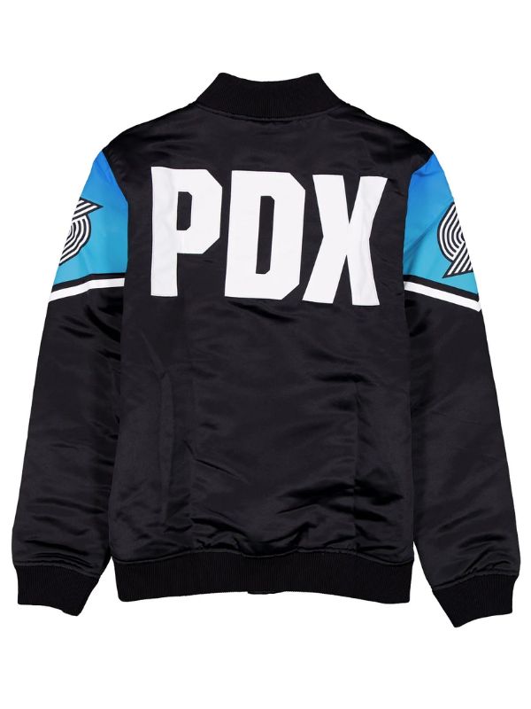 Outerwear Trends Portland Trail Blazers 2025 City Edition Black Jacket