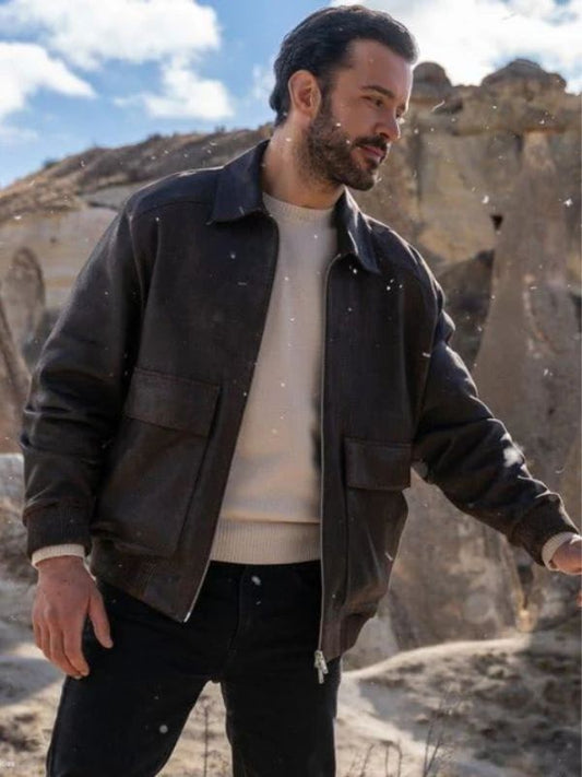 Outerwear Trends Reminder S01 Deniz Brown Leather Jacket