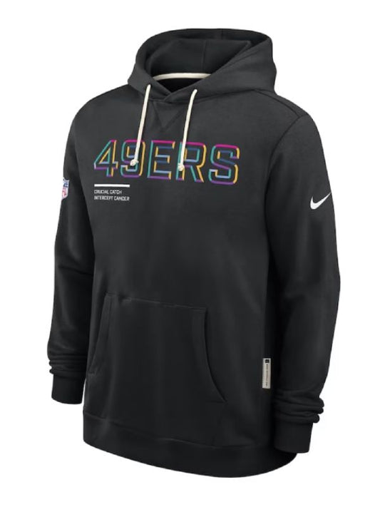 Outerwear Trends San Francisco 49ers 2025 Crucial Catch Hoodie