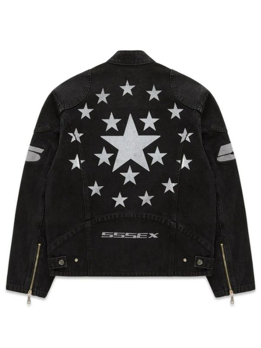 Outerwear Trends Sp5der Motorsport Denim Jacket