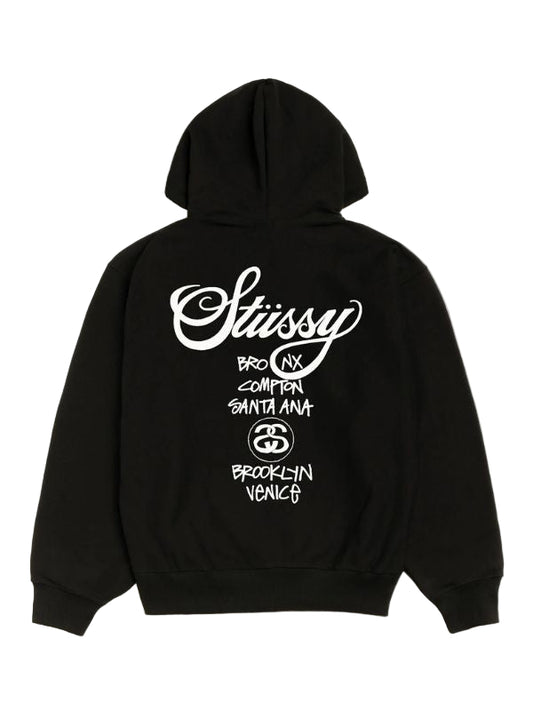 Outerwear Trends Stussy World Tour Zip Hoodie
