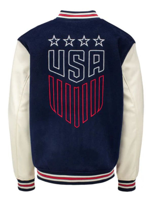 Outerwear Trends U.S Soccer Varsity Wool Jacket
