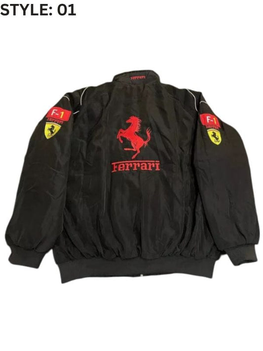 Outerwear Trends Vintage Ferrari Racing F1 Jacket