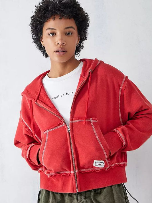 Outerwear Trends Wednesday S02 Emma Myers Red Jacket