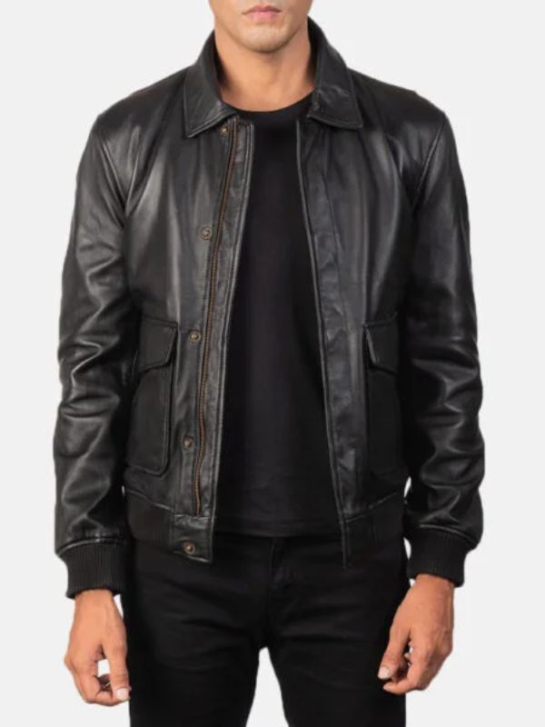 Black A2 Leather Jackets For Men & Women