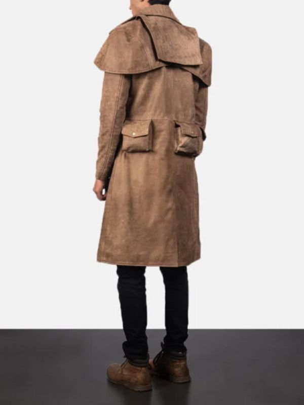 Brown Leather Duster