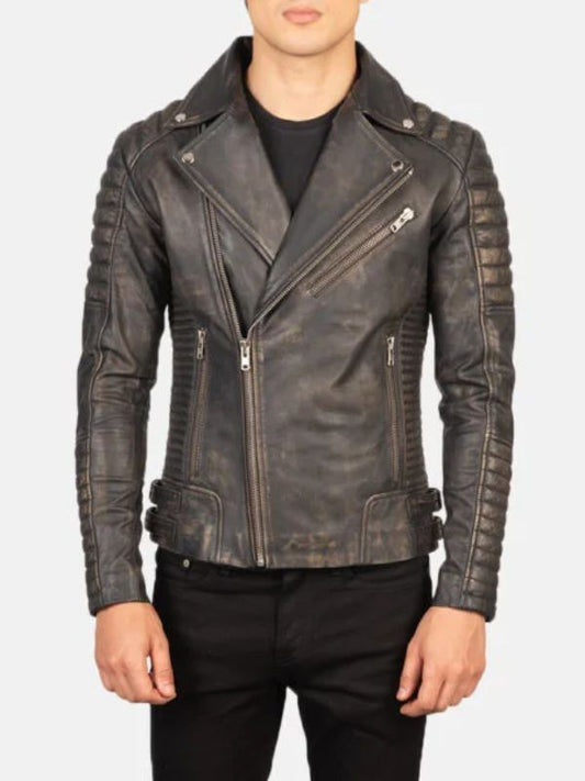Men's Distressed Leather Jackets
