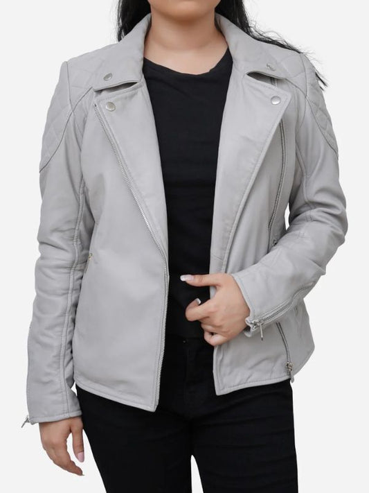 Women Stella Vika V2 Leather Jacket