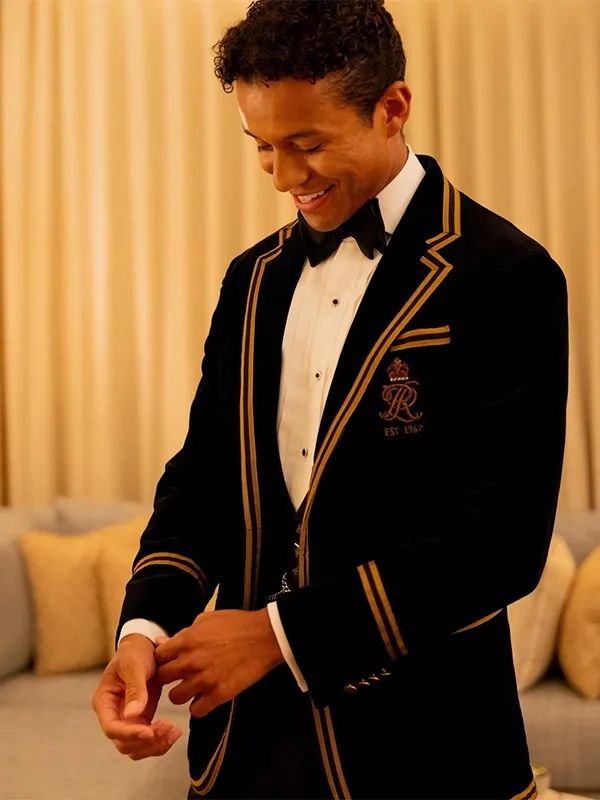 Jaafar Jackson Met Gala 2026 Black and Gold Polo Ralph Lauren Tuxedo