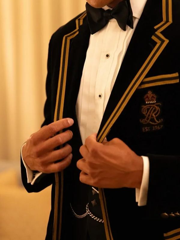 Jaafar Jackson Met Gala 2026 Black and Gold Polo Ralph Lauren Tuxedo