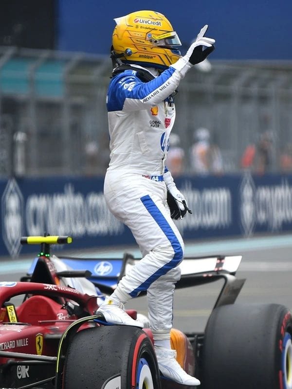 Outerwear Trends 2025 F1 Miami GP Scuderia Ferrari Racing Suit