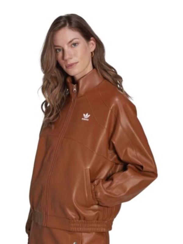 Outerwear Trends Adicolor Trefoil Faux Leather Jacket