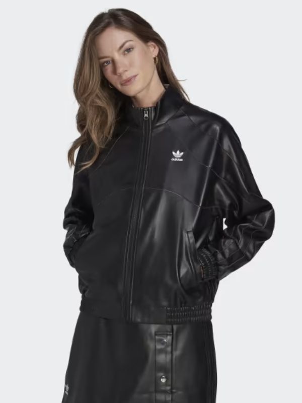 Outerwear Trends Adicolor Trefoil Faux Leather Jacket