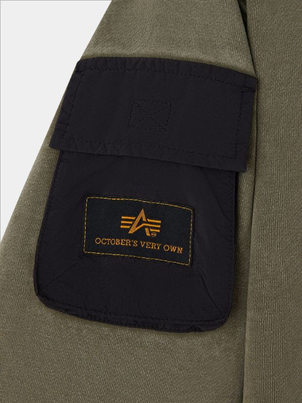 Outerwear Trends ALPHA x OVO Garment Dye Hoodie