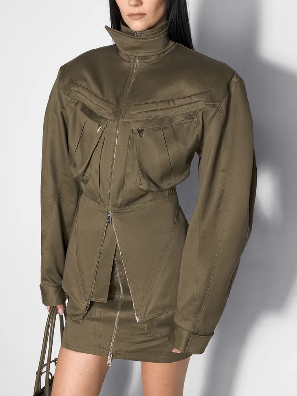 Outerwear Trends Angie Katsanevas Wife Swap S01 Green Jacket