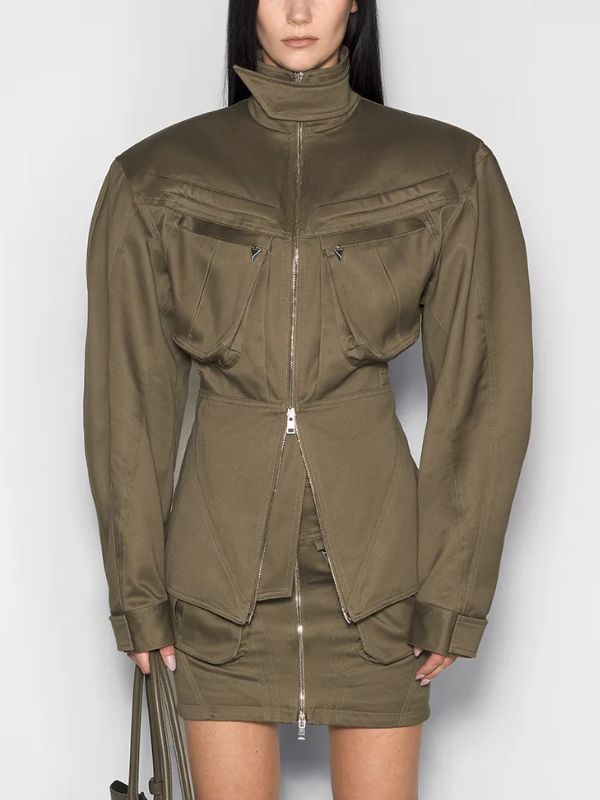 Outerwear Trends Angie Katsanevas Wife Swap S01 Green Jacket