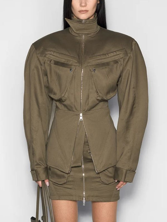 Outerwear Trends Angie Katsanevas Wife Swap S01 Green Jacket