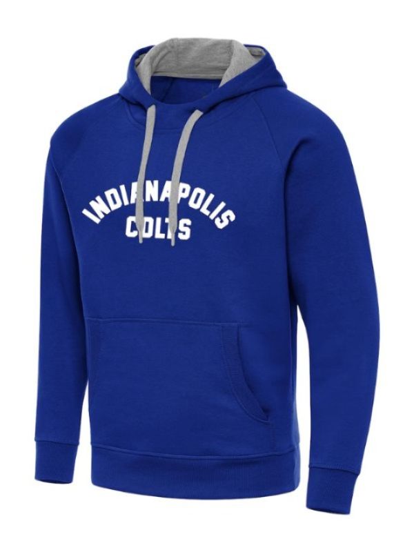 Outerwear Trends Antigua Royal Indianapolis Colts Victory Hoodie