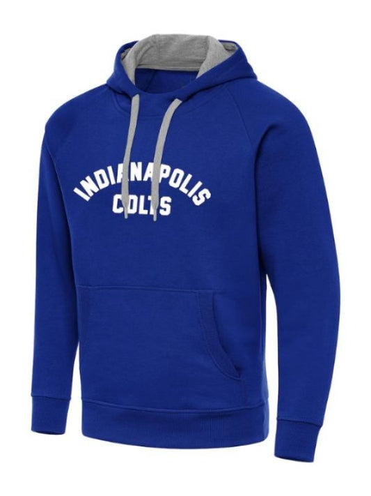 Outerwear Trends Antigua Royal Indianapolis Colts Victory Hoodie
