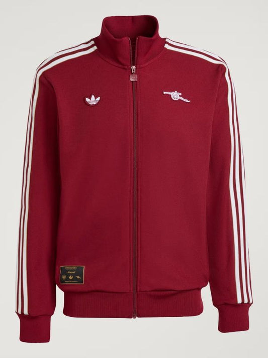 Outerwear Trends Arsenal Terrace Icons Burgundy Track Jacket