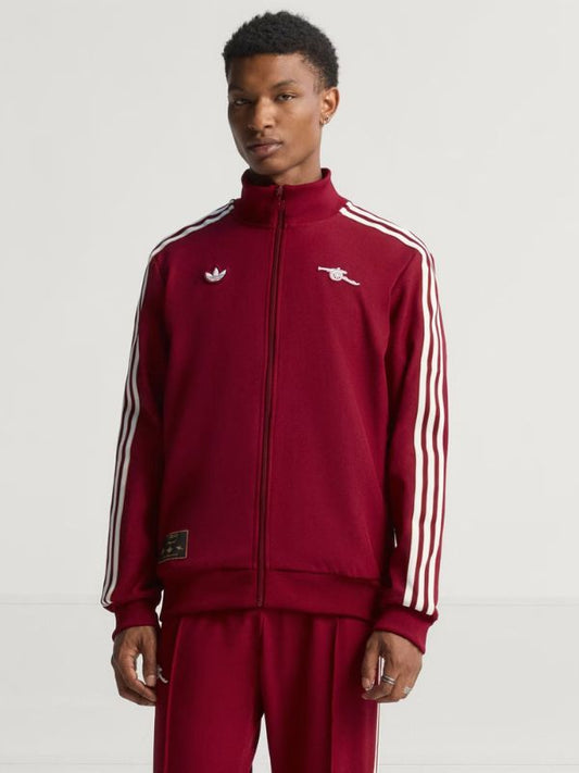 Outerwear Trends Arsenal Terrace Icons Burgundy Track Jacket