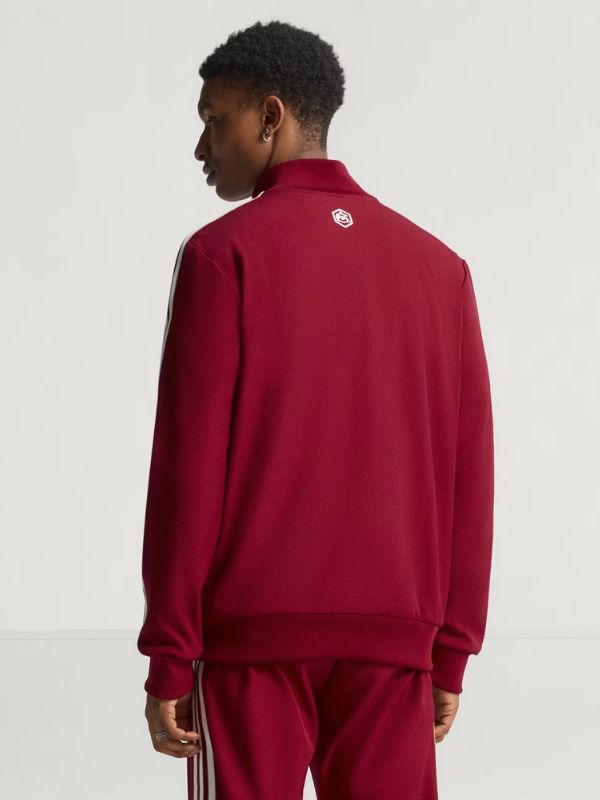 Outerwear Trends Arsenal Terrace Icons Burgundy Track Jacket