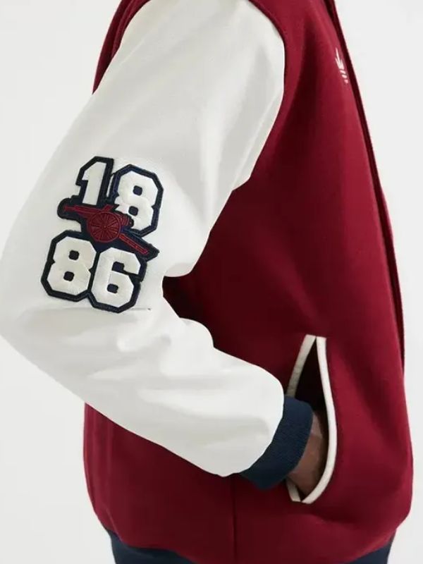 Outerwear Trends Arsenal Varsity Jacket
