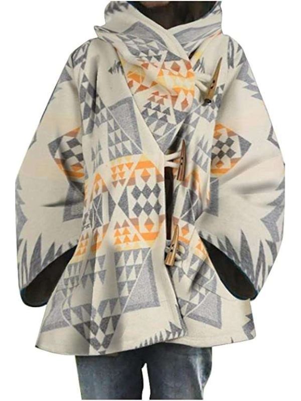 Outerwear Trends Beth Dutton Yellowstone White Poncho Cloak Coat